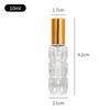 Botella Recargable de Perfume de Melón Amargo 10ml Botella de Perfume con Atomizador a Presión Botella de Muestra de Perfume DIY Botella Recargable Portátil