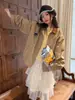 Hua Yu Xun Ropa Infantil Falda para Niñas 2026 Otoño Estilo Coreano Malla Multicapa Falda Pastel Vestido de Princesa para Niñas