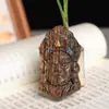 Venta Directa de Fábrica del Popular Colgante de Lujo Negro y Dorado del Dios de la Riqueza con un Buda sin Rostro, Adecuado para Colgar en el Cuello o en el Coche