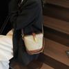 Bolso de Cubo para Mujer Verano 2025 Nuevo Diseño Nicho Moda Casual Retro Bolso para Ir al Trabajo Simple Bandolera