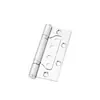 Serie de Bisagras de Acero Inoxidable con Rodamientos Silenciosos, Eje Central de 4 Pulgadas 5 Pulgadas para Bisagras de Puertas de Madera, No Requiere Rebaje