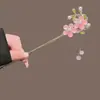 Novo Grampo de Cabelo Estilo Chinês para Mulheres, Elegante Grampo de Cabelo com Flor e Franja, Grampo de Cabelo de Alta Qualidade para Cheongsam e Hanfu, Presilha de Cabelo, Grampo de Cabelo, Acessório de Cabelo