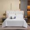 Fronha de Cetim Branca Pura 60s para Hotel Fronha de Hotel Fabricante de Roupas de Cama de Hotel Peça Única