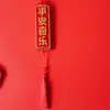 Pegatinas Creativas de Marca China para Refrigerador Ping An Feliz Año Nuevo Festivas Pegatinas Magnéticas de Resina para Refrigerador Pegatinas Decorativas para el Hogar
