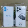 Para iPhone Apple 16PLUS carcasa espacial de TPU anticaída airbag en las cuatro esquinas anticaída orificio fino borde recto cubierta suave de TPU