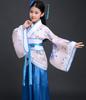 Traje Antigo Infantil Feminino Hanfu Tang Traje Dinastia Qin Primavera e Outono Estados Combatentes Três Reinos Traje de Concubina Imperial Dinastia Han Traje de Desempenho Antigo de Gege