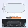 Pára-sol traseiro de titânio prateado para carro, pára-sol traseiro, pára-sol com isolamento térmico, capa para-sol interior do carro, pára-sol para carro