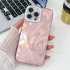 Funda de Teléfono Imd con Agujeros Finos Galvanizada 17 Adecuada para Apple 16Promax Película para Lente 15 Patrón de Pluma 14 Patrón de Papel de Aluminio 13