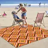 Esteira de Praia Transfronteiriça, Secagem Rápida, Repelente à Água, Tapete à Prova de Umidade, Esteira de Piquenique ao Ar Livre, Cobertor de Acampamento