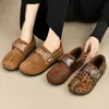 Zapatos de Algodón de Invierno para Mujer Nuevos Versátiles sin Cordones Suela Plana Estilo Casual Acolchados con Terciopelo Estilo Birkenstock Cómodos Modernos Zapatos para Mujer