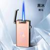 Encendedor de Inyección Directa Portátil de Moda con Patrón de Aurora Colorido de Aspecto Elegante Encendedor a Prueba de Viento de Llama Azul Regalo Venta al Por Mayor