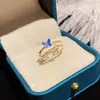 Anillo de Mariposa de Diamante de Doble Capa Dongdaemun Ins, Femenino y Versátil, Anillo Ajustable para Dedo Índice, Joyería de Mano con Diseño de Nicho
