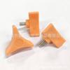 Fabricante en stock, tornillo de mango recubierto de plástico de inyección de triángulo, tornillo de mano, tornillo de cabeza de goma, tornillo de manija de perilla