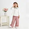 Camiseta fina de algodón puro clase A para niñas, primavera/verano, nuevo estilo chino con bordado de porcelana azul y blanca, top individual transpirable