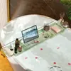 Estante de Almacenamiento Retráctil para Bañera Bandeja Lateral Tabla de Almacenamiento para Baño Estante Compañero de Baño Soporte para Bañera
