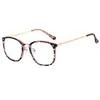 Gafas Retro Cuadradas Lisas Estilo Coreano para Hombres y Mujeres, Armazón Grande para Maquillaje, Armazón de PC y Metal, Gafas Anti-luz Azul