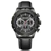 Reloj para Hombre MEGIR Tendencia Multifuncional Cronógrafo Calendario Deportivo Cuarzo para Hombre 2070
