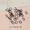 Liga de Ouro Retro Flor de Lótus Cinco Pétalas Círculo de Contas Qiankun Pulseira Colar DIY Feito à Mão Acessórios de Joia de Liga Venda por Atacado