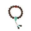 Pulsera de círculo único con punta de Guangjin Fulu Pi Xiu de fuente financiera de Dou Zhu Guo Feng de Kalimantan con placa de juego Wen de alta densidad y alto petróleo