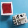 Interruptor Tipo Barco Kcd4 Alto Corriente Pie de Tornillo Interruptor Basculante, Blanco Pie de Tornillo Interruptor de Llave