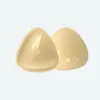 Protetores de mama de esponja triangular espessados de dupla face para seios pequenos, realçando e levantando, protetores de mama de silicone de biquíni invisíveis para mulheres