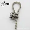 Abrazadera de Cable de Acero Inoxidable 304 ChUck Bloqueo de Cable de Acero Tensor Abrazadera en U Cabezal de Sujeción de Cable de Acero