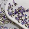 Libro Rojo Pequeño tamaño pequeño forma de corazón de melocotón fondo puntiagudo Diamante de Cristal Amor japonés vidrio Diamante DIY teléfono móvil pegado de uñas diamante venta al por mayor