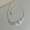 Novo Estilo Chinês Pulseira de Cobre Moeda Cinco Imperadores Gelo Picado para Mulheres Design de Nicho Luxo Leve High-End Tendência Nacional Joias Atacado