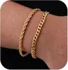 Nuevo Pulsera de Oro de 14K Estilo Ins de Amazon Pulsera de Zirconia Cadena de Perlas Millet Pulsera de Tres Piezas Tendencia Elegante