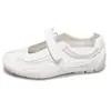Nuevos Zapatos de Entrenamiento Planos Retro Versátiles de Verano 2026 para Mujer con Punta Redonda y Velcro, Zapatos Casuales Cómodos y Ligeros