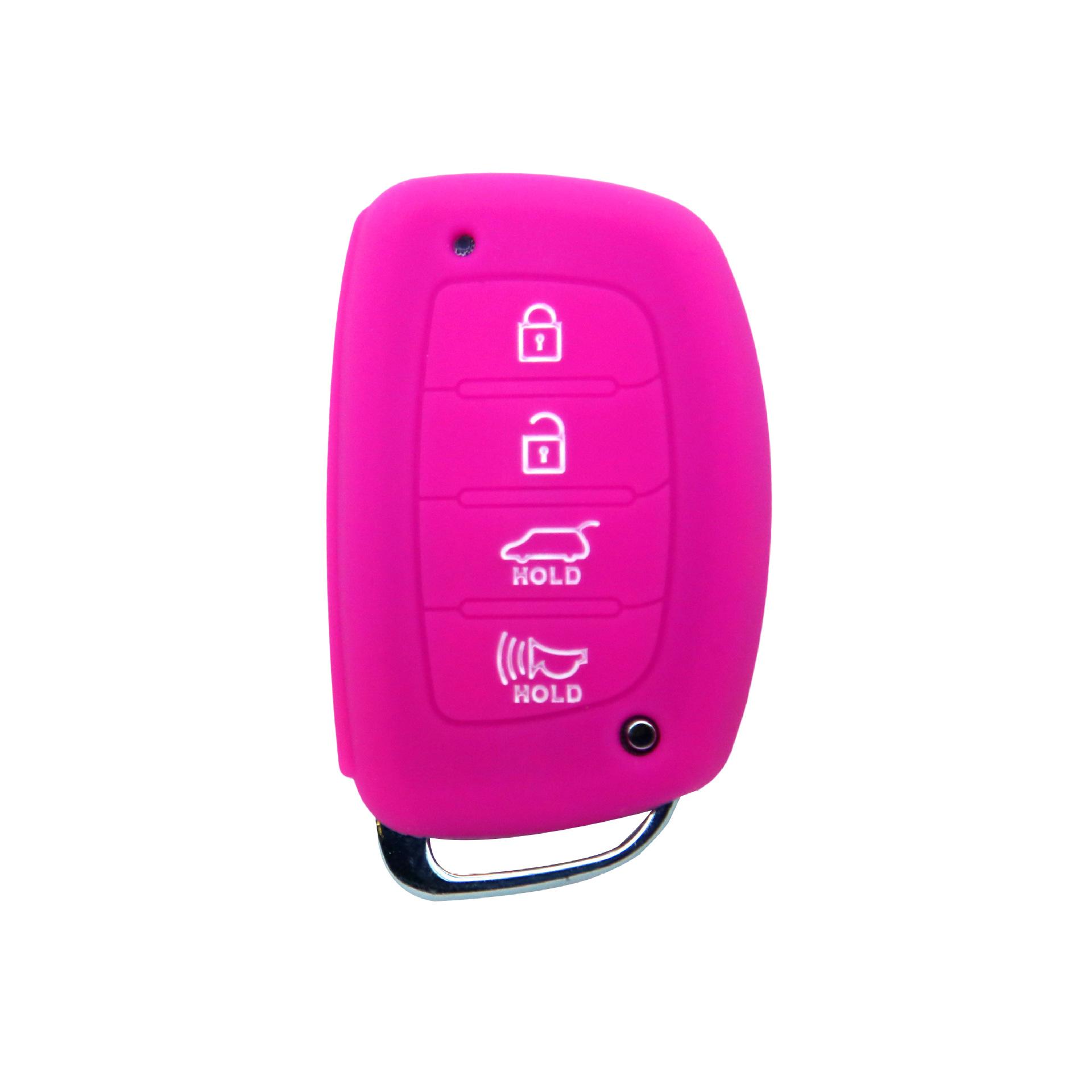 现代悦动钥匙套ix35锁匙包索纳塔硅胶保护套 (5).jpg