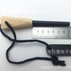 Pedernal de cabeza plana grande con mango de madera, varilla de fuego, varilla de fuego, varilla de fuego, colector de fuego, varilla de magnesio, equipo de supervivencia al aire libre