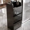 Armário de Ferramentas de Aço Inoxidável para Barbearia, Armário de Armazenamento para Salão de Beleza Salão de Cabeleireiro, Carrinho para Cabeleireiro Cabeleireiro