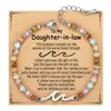Pulsera de Amazon Transfronteriza Vintage Desgastada con Cuentas Estilo Versátil de Moda Pulsera Regalo para Mamá o Novia Para Usar en Apilamiento