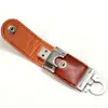Estuche de Cuero al por Mayor Memoria USB 16G32G64G128G Alta Velocidad Estuche de Cuero para Coche Regalo para Estudiante Memoria USB con Logo de Empresa