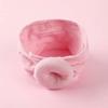 Joias Mais Vendidas na Amazon Faixa de Cabelo Europeia e Americana Cor Sólida Nylon Elástico Faixa de Cabelo para Bebê Donut Crianças Comércio Exterior Faixa de Cabelo