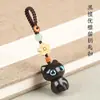 Pingente Chaveiro de Carro Gato Ébano para Homens e Mulheres Pingente Criativo para Celular Cordão Pingente Corrente para Bolsa Escolar