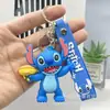 Colgante de Stitch de Dibujos Animados Llavero Divertido de Lilo y Stitch Colgante Muñeco de Plástico Suave Caja Ciega