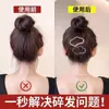 Presilha de Cabelo Vazada Nuvem para Mulheres, Presilha Bb para Franja na Testa e Lateral, Grampo de Cabelo para Meninas, Acessório de Cabelo para Nuca