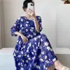 Pijama Extralargo para Mujer Primavera y Otoño Camisón Verano para Mujer Nuevo Pijama de Algodón Seda Talla Grande Vestido de Sensación de Alta Gama