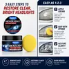 Kineshinex Crema Restauradora de Transparencia para Luces de Coche Limpiador Reparador de Amarilleamiento por Oxidación de Faros de Coche Protección de Faros