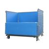 Jaula de Almacenamiento Plegable Estructura de Hierro Jaula de Almacén Jaula Mariposa Caja de Rotación Logística de Jiangsu Jaula de Hierro Carro Jaula de Almacenamiento Cesta de Hierro Venta al Por Mayor