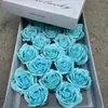 Flor de Jabón de 5 Capas Cabeza de Flor Grande Flor de Rosa Día de San Valentín Día de la Madre Ramo de Flores de Jabón Caja de Regalo Decoración DIY