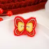 Estilo Chino Linda Manzana Festiva Palabra de Fortuna Paz Alegría Tesoro de la Suerte Ropa para Niños Zapatos y Calcetines Sombrero Accesorios