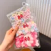 Diadema Antideslizante de Hilo para Niñas Banda Elástica de Goma Alta Goma para el Cabello de Niñas Diadema Accesorios para el Cabello Banda para el Cabello Toalla Tesoro