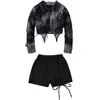 Disfraz de Jazz para Niñas, Estilo Wasteland Jazz Moderno Genial Moda Infantil Nueva Moda para Año Nuevo Ropa de Performance Moderna para Niños