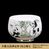 Conjunto de chá Kung Fu de porcelana branca Suet Jade, xícara de chá, xícara pessoal de alta qualidade, xícara de degustação de chá, xícara grande Master, xícara individual