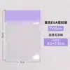 Saco selador para joias em EVA, saco de armazenamento anti-oxidação, bolsa roxa para joias, saco de embalagem para acessório de pulseira de cristal decorativa