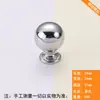 Manija de puerta de armario estilo francés de aleación de zinc, manija de gabinete sólida, diseño minimalista moderno, plata pulida cromada, manija de cajón de un solo agujero