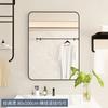 Espejo Lavabo Espejo de Tocador Espejo de Tocador para Baño Montado en la Pared Inodoro Autoadhesivo Montado en la Pared sin Perforaciones Lavado de Cara Baño